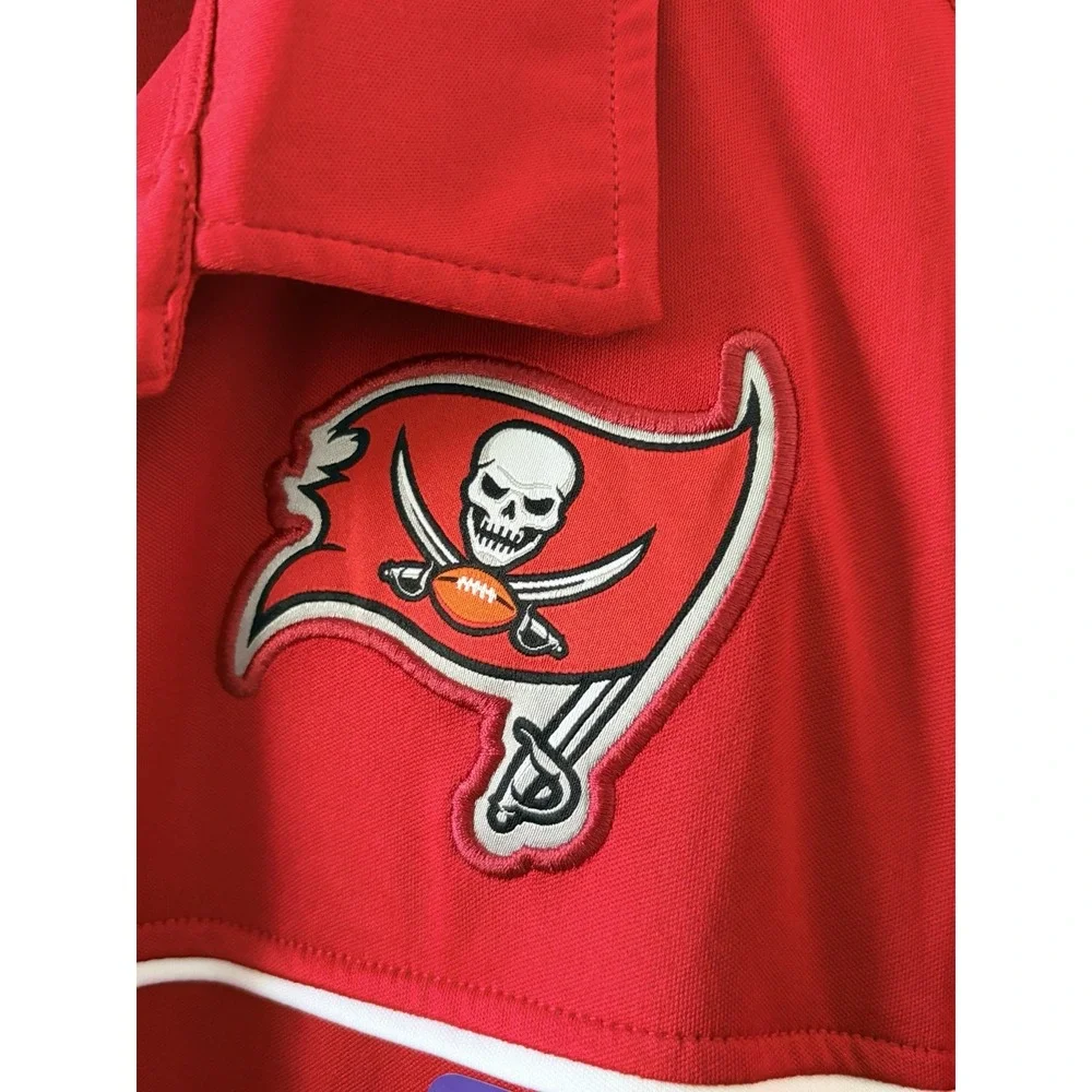 Tampa Bay Buccaneers NFL Team Apparel Polo Shirt Red XX-Large NWT New